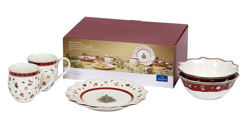 Toys Delight 6-Piece White Breakfast Set 1