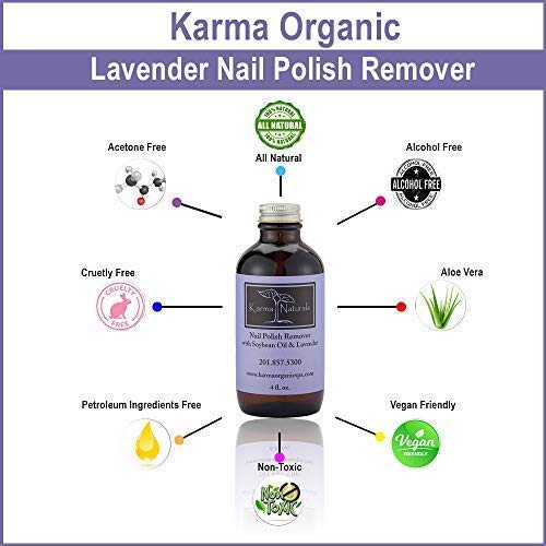Natural Soybean Lavender Nail Polish Remover 2