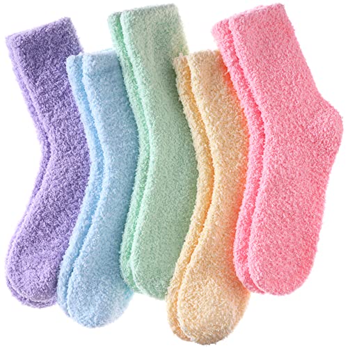 Womens Fuzzy Socks Cozy 1