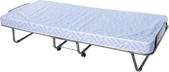 Lightweight Folding Cot With Mattress 1
