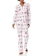 Mae Women's Notch Collar Pajama Set 1