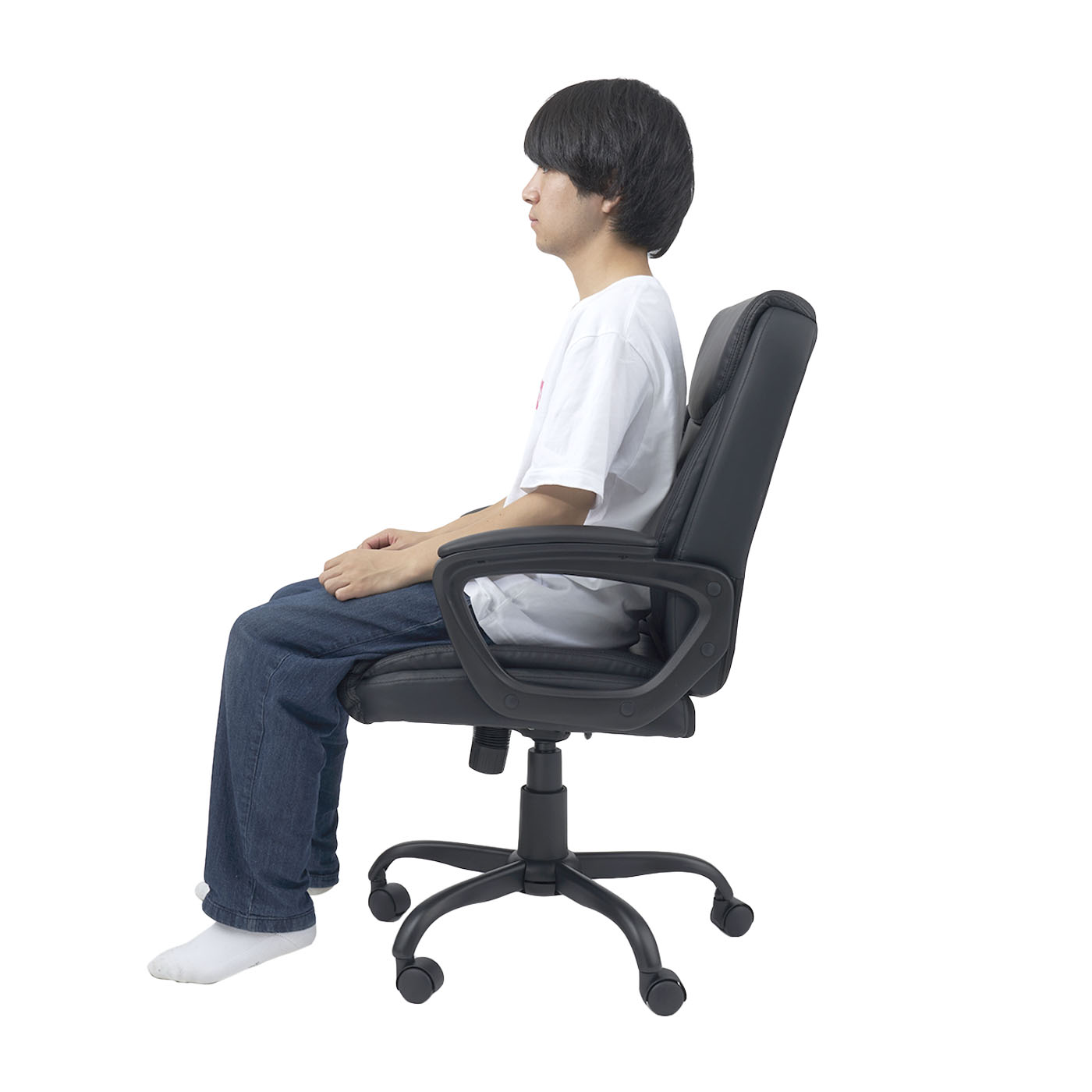 Classic Puresoft Padded Mid-Back Office Computer Desk Chair 8