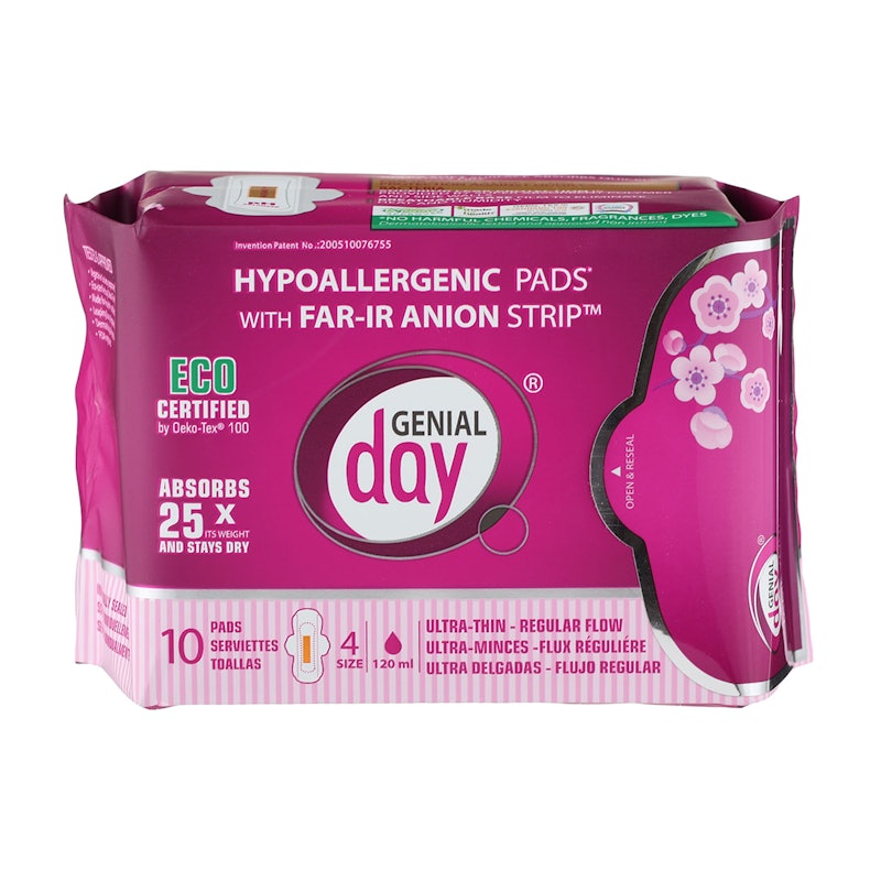 ECO-certified Regular Flow Pads with Anion Strip 1