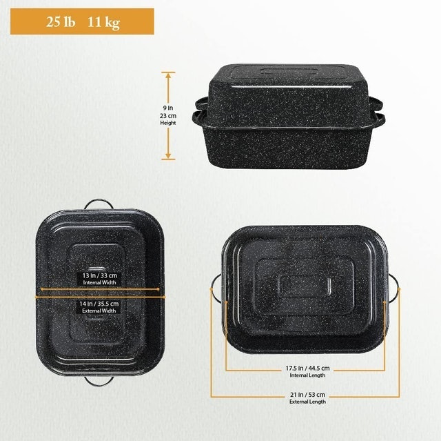 Non-Stick Rectangular Deep Dish 2