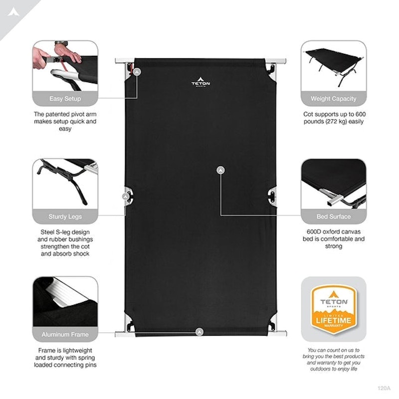 Outfitter XXL Camping Cot 2