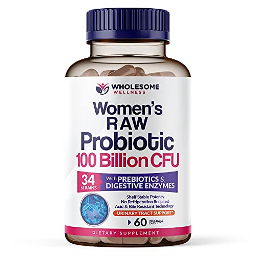 Dr. Formulated Raw Probiotics for Women 100 Billion CFUs with Prebiotics 1