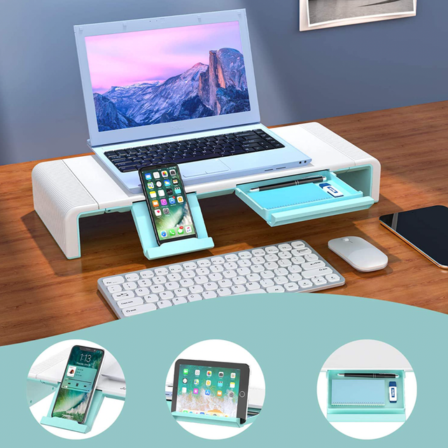 Wood Monitor Stand Riser 2