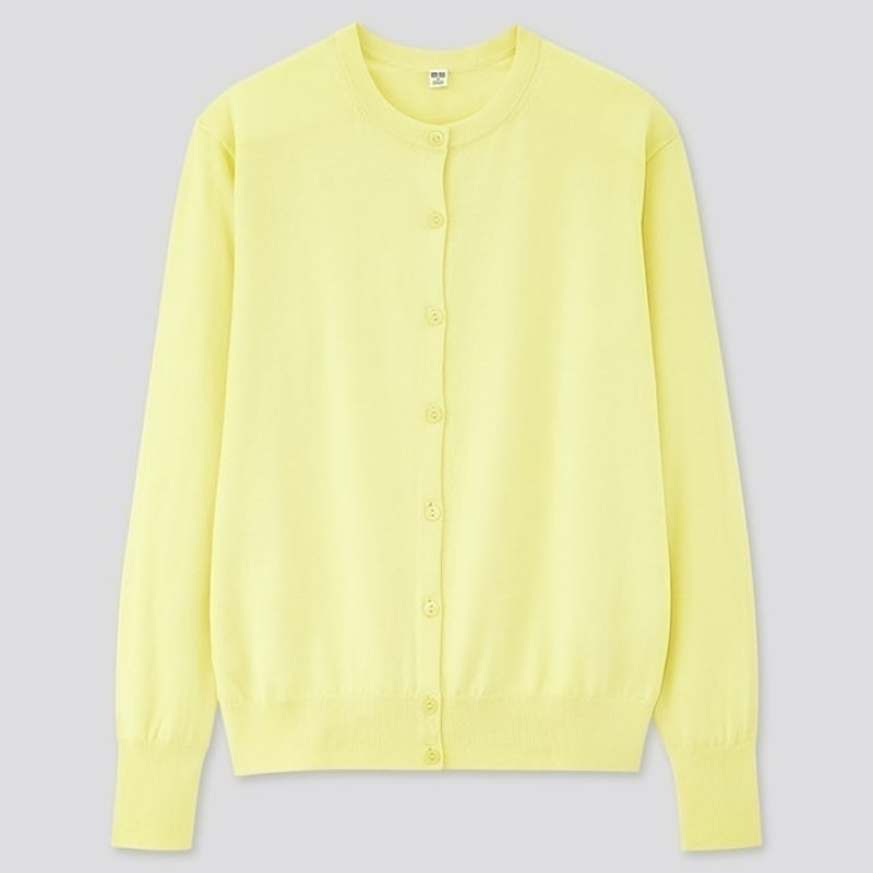 UV Protection Supima Cotton Crew Neck Cardigan 1