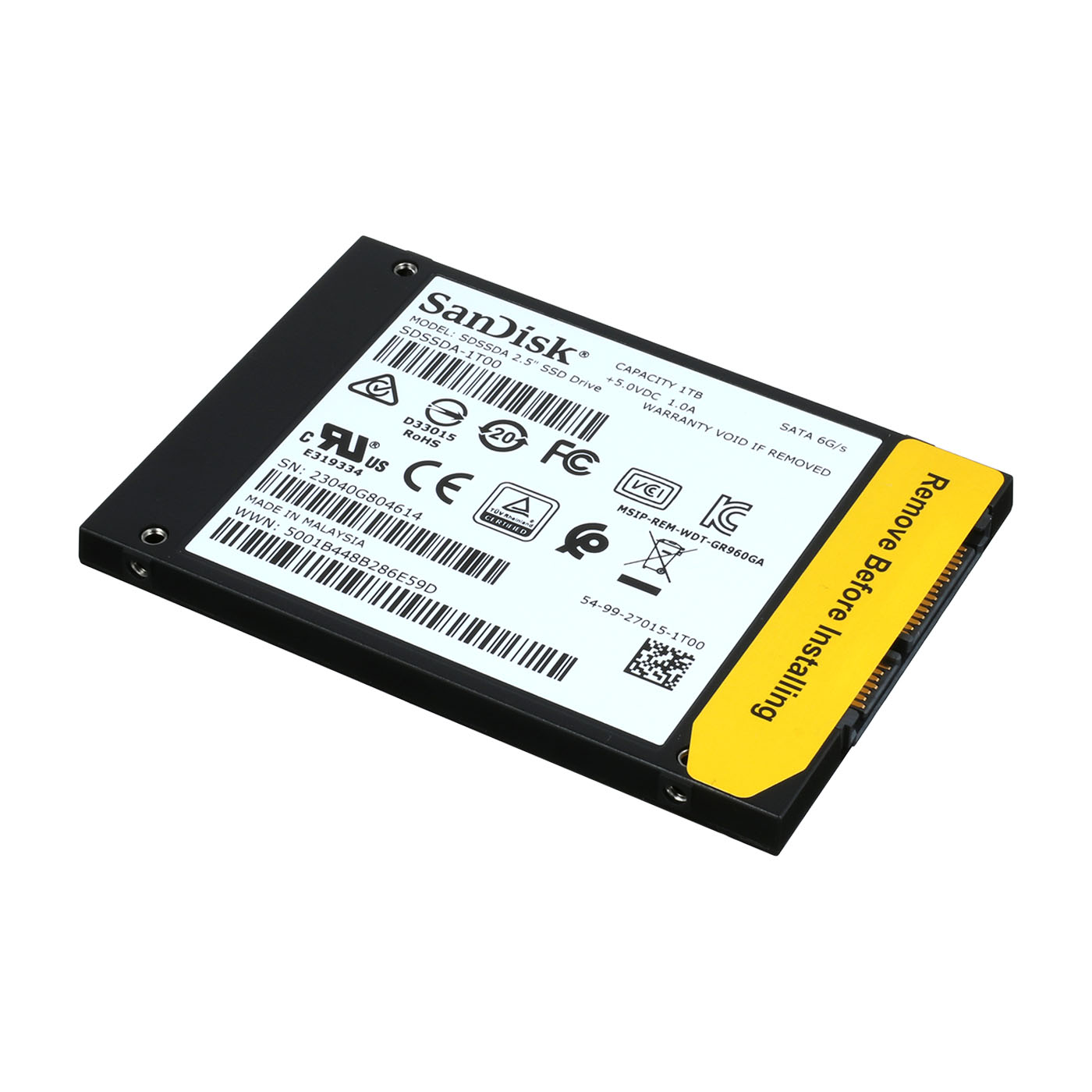 SanDisk SSD PLUS 2.5" 1TB SATA III SLC Internal Solid State Drive (SSD) 2