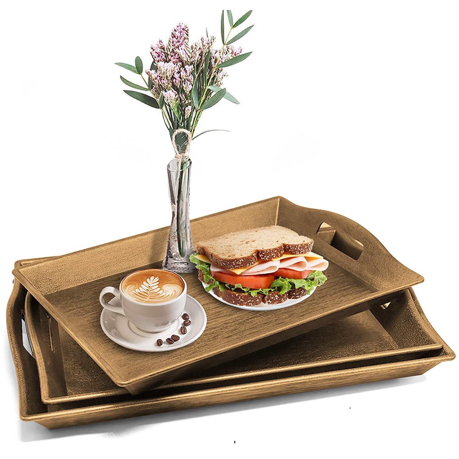 Nesting Breakfast Serving Trays 1