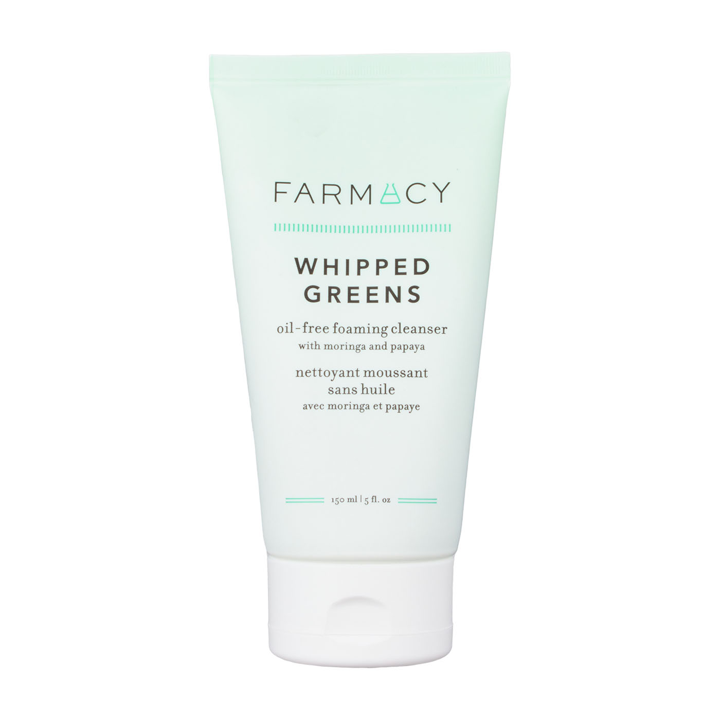 Whipped Greens Oil-Free Foaming Cleanser with Moringa and Papaya 1