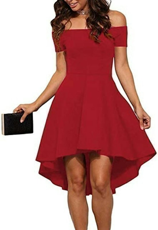 Off The Shoulder Skater Dress 1