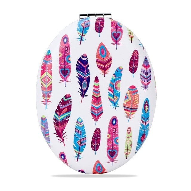 Double-Sided Shatterproof Compact Mirror  1