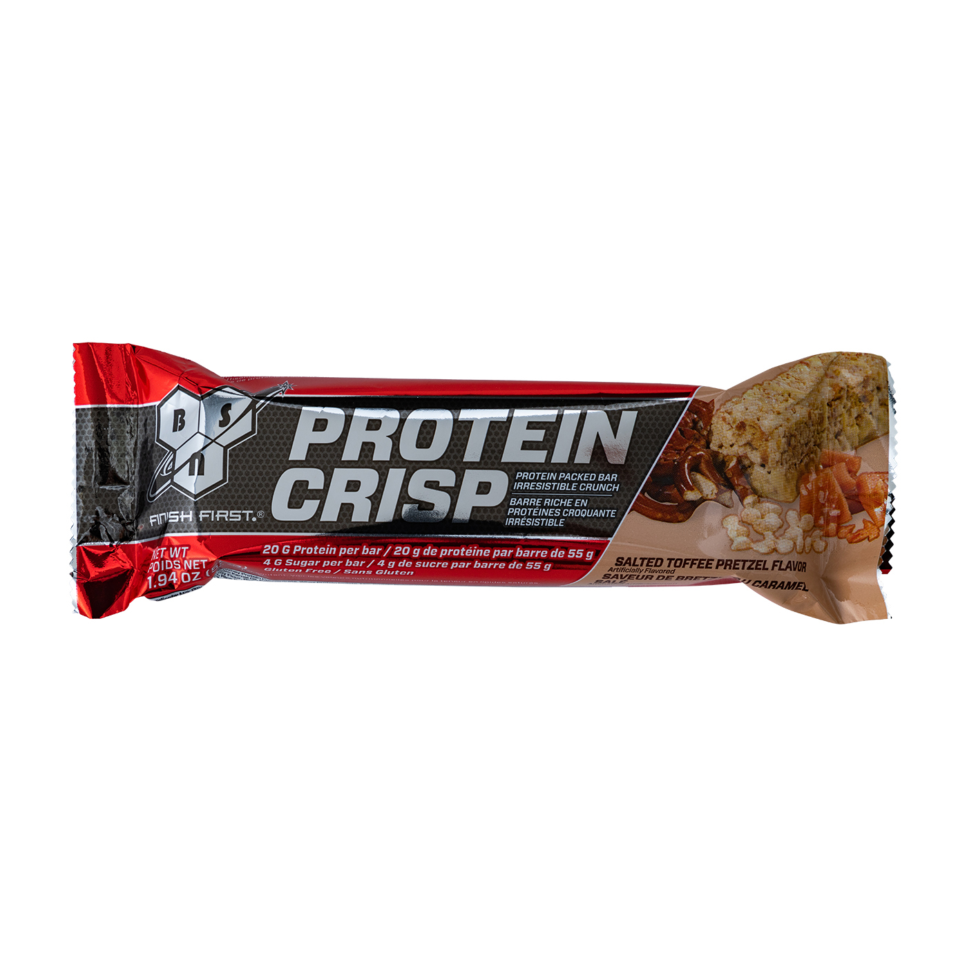 Protein Crisp Bar (Salted Toffee Pretzel) 1