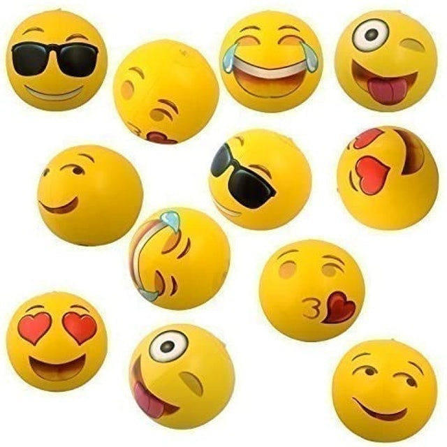 Emoji Universe Inflatable Beach Balls 1