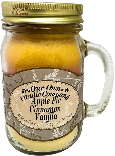 Apple Pie Cinnamon Vanilla Scented Candle 1