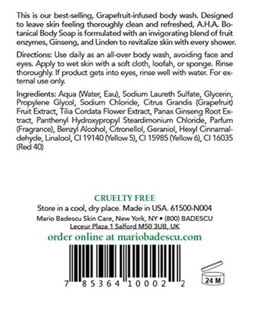 A.H.A. Botanical Body Soap 2
