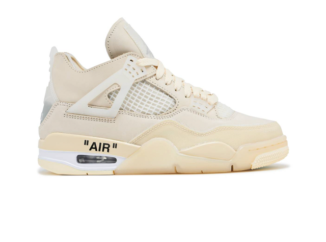 Off White X Wmns Air Jordan 4 SP 'Sail' 1