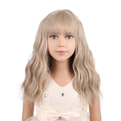 Blonde Short Wavy Wig for Kids