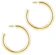 Pavoi 14K Gold-Colored Chunky Open Hoops 1