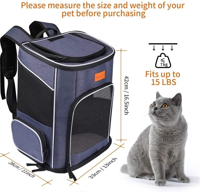 Foldable Backpack Carrier for Small Dogs 3