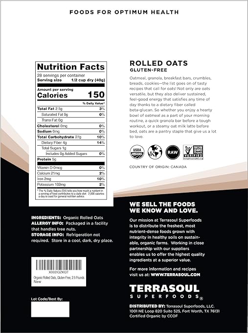 Organic Rolled Oats 2
