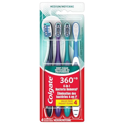360 Whole Mouth Clean Medium Toothbrush for Adults 1