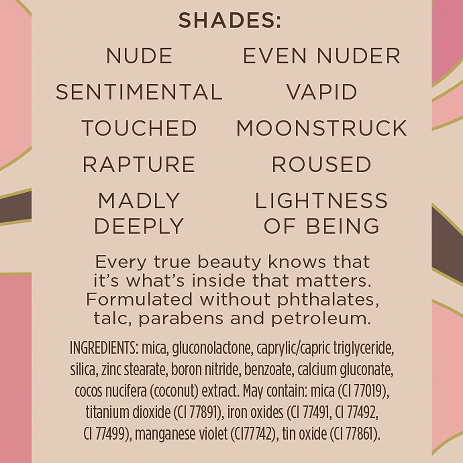 Pink Nudes Mineral Eyeshadows 2