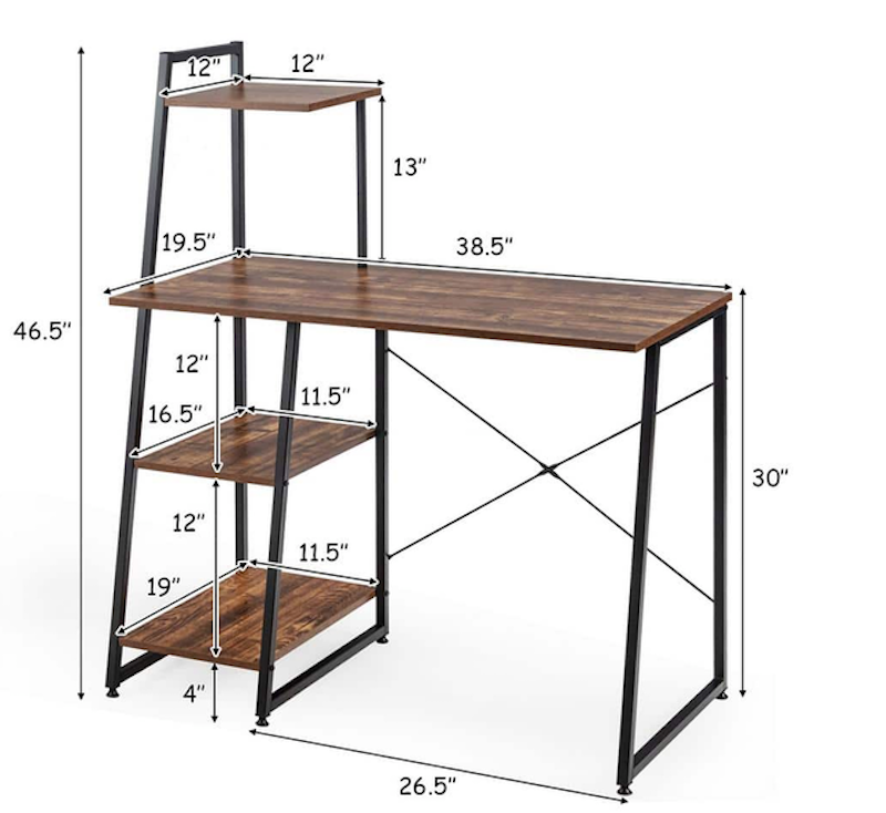 Adjustable Folding Laptop Table 2
