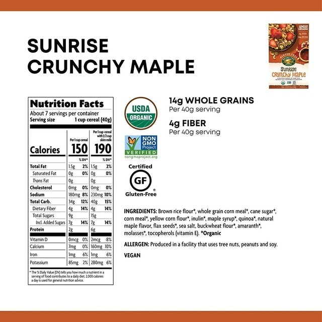 Sunrise Crunchy Maple  2