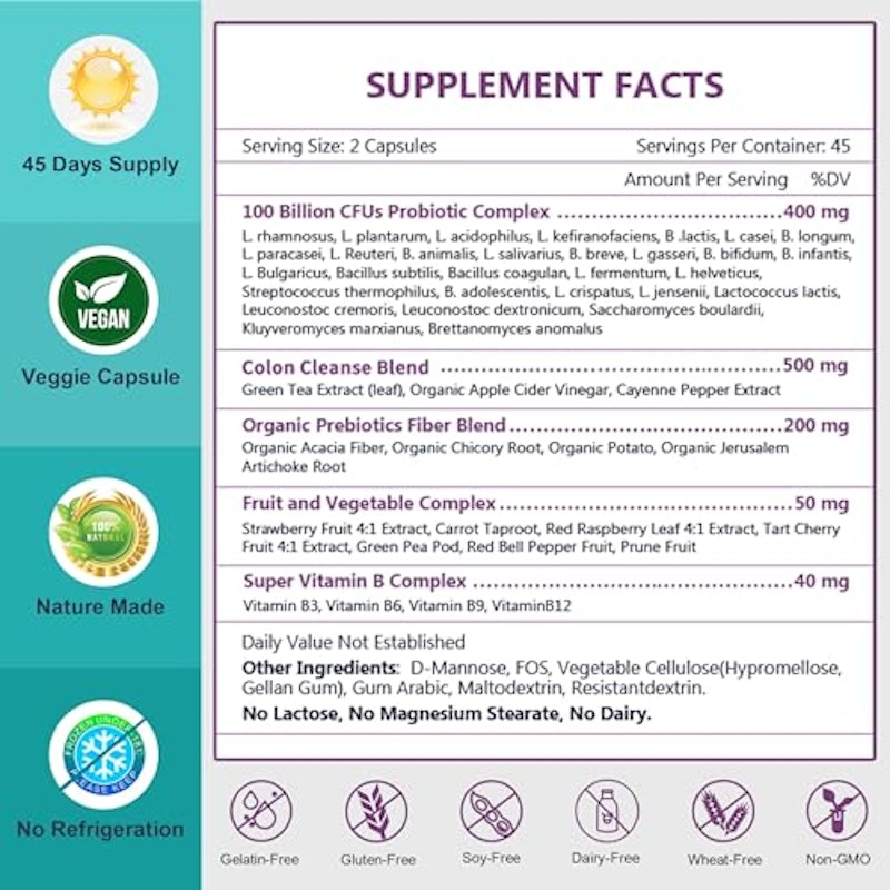 Prebiotics Fiber & Colon Cleanse Blend 2