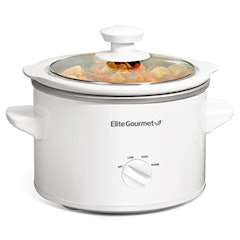 1.5Qt. Electric Slow Cooker with Glass Lid
