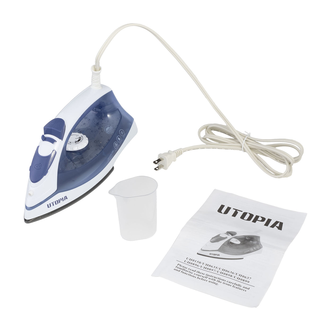Steam Iron with Nonstick Sole-plate 5