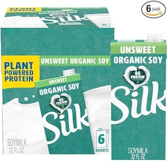 Shelf-Stable Organic Unsweet Soymilk