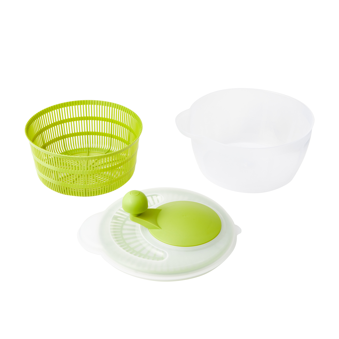 Salad spinner with spout 2