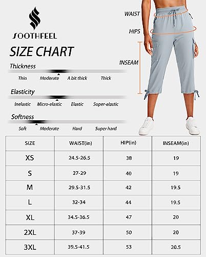 Women's Cargo Capris Pants 3