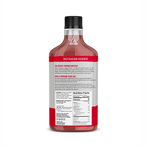 Ketchup - Monk Fruit Sweetened, No Sugar Added 2
