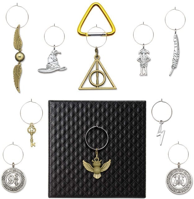 Potter Wine Glass Charms 1