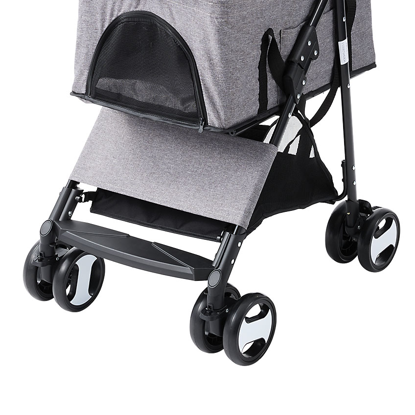 NChanmar Dog Stroller 3-in-1 Folding Dog Stroller 6