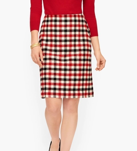 Festive Check Skirt 1