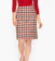 Talbots Festive Check Skirt 1