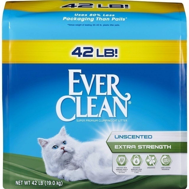 Ever Clean Extra Strength Cat Litter, Unscented (25 lb.) 1