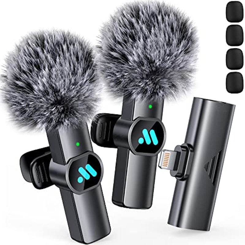 2pcs Lavalier Wireless Microphone for iPhone, iPad 1
