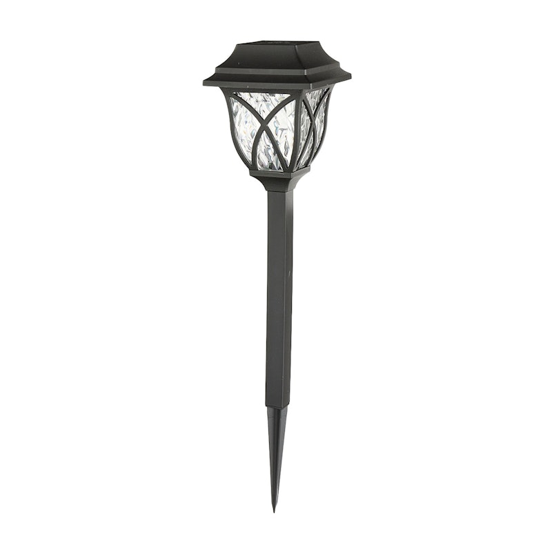 4-Pack 5-Lumen Black Solar Integrated LED Outdoor Path Light Kit (3500 K) 1