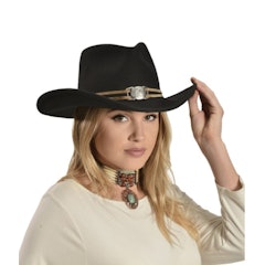Juniper Wool Felt Cowgirl Hat