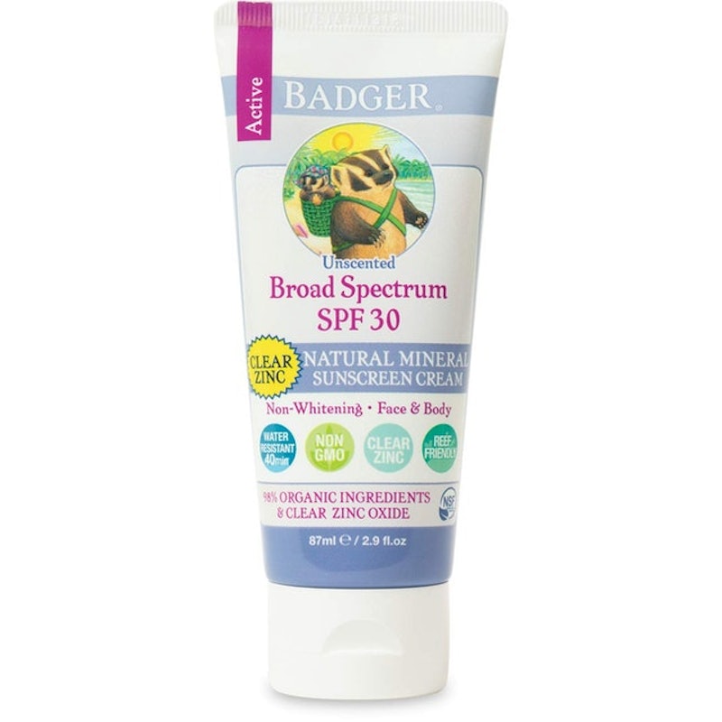 Unscented SPF 30 Clear Zinc Sunscreen Cream 1