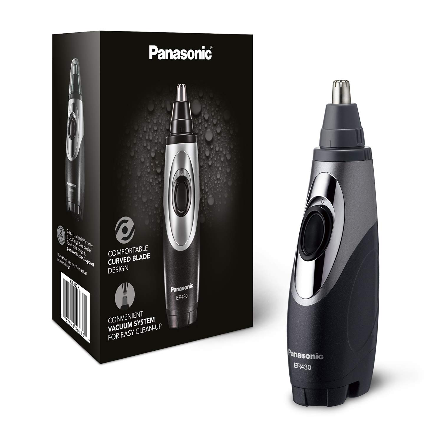 Ear & Nose Hair Trimmer with Vacuum System 1