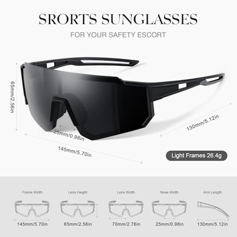 Polarized Sports Sunglasses for Men and Women 2