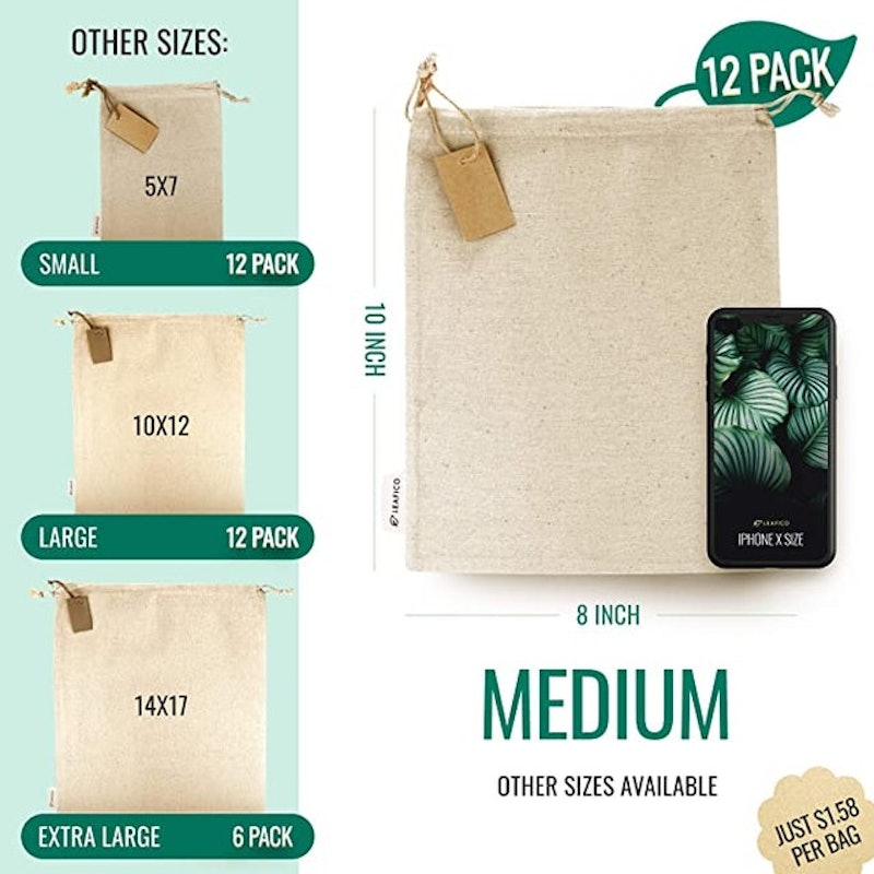 Organic Cotton Produce Bags 2