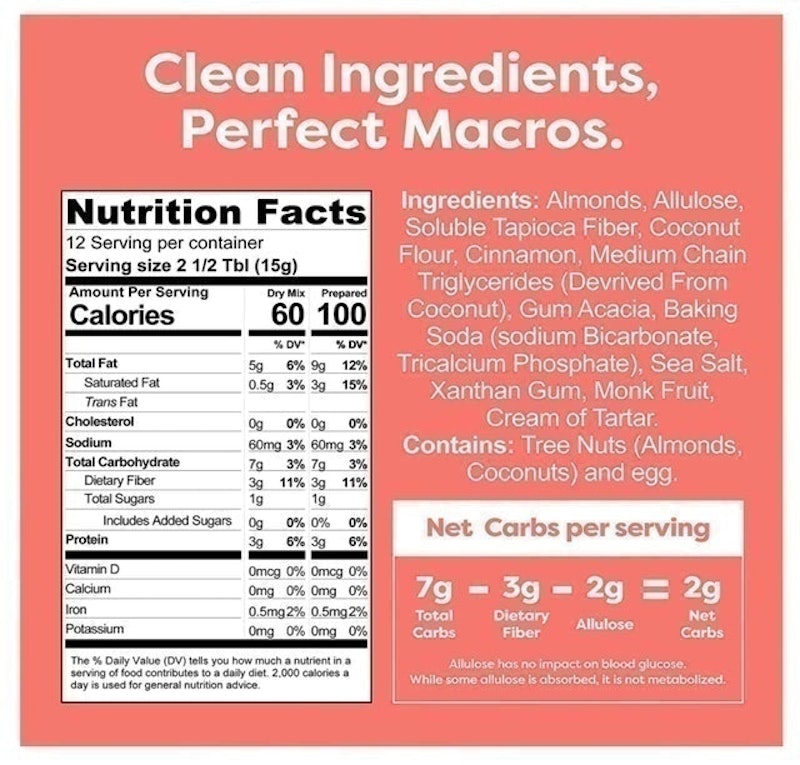 Snickerdoodle Cookie Keto Baking Mix 2